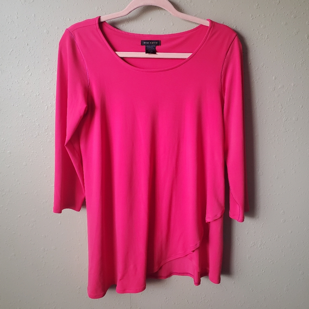 Eva Varro Mock Wrap Blouse